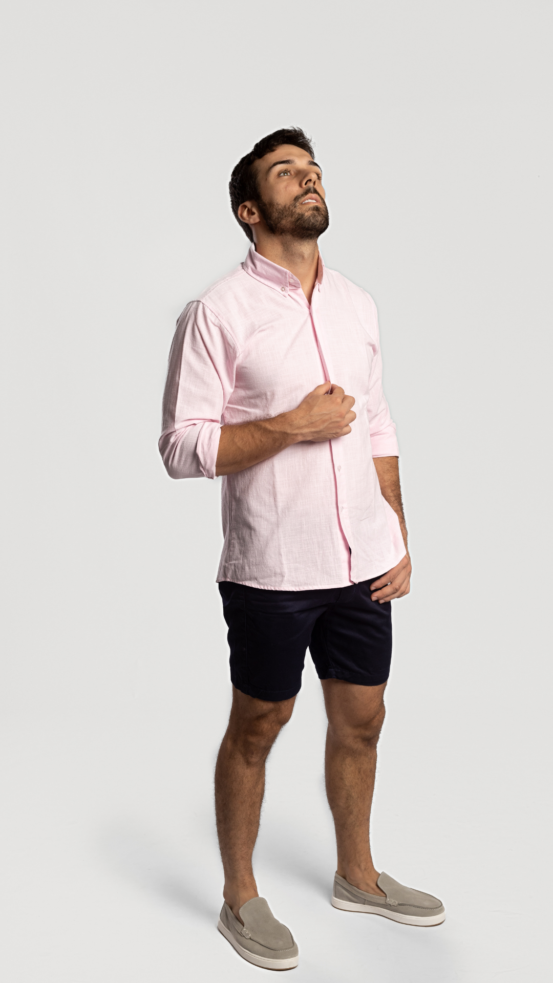 CAMISA ROSA CLARO