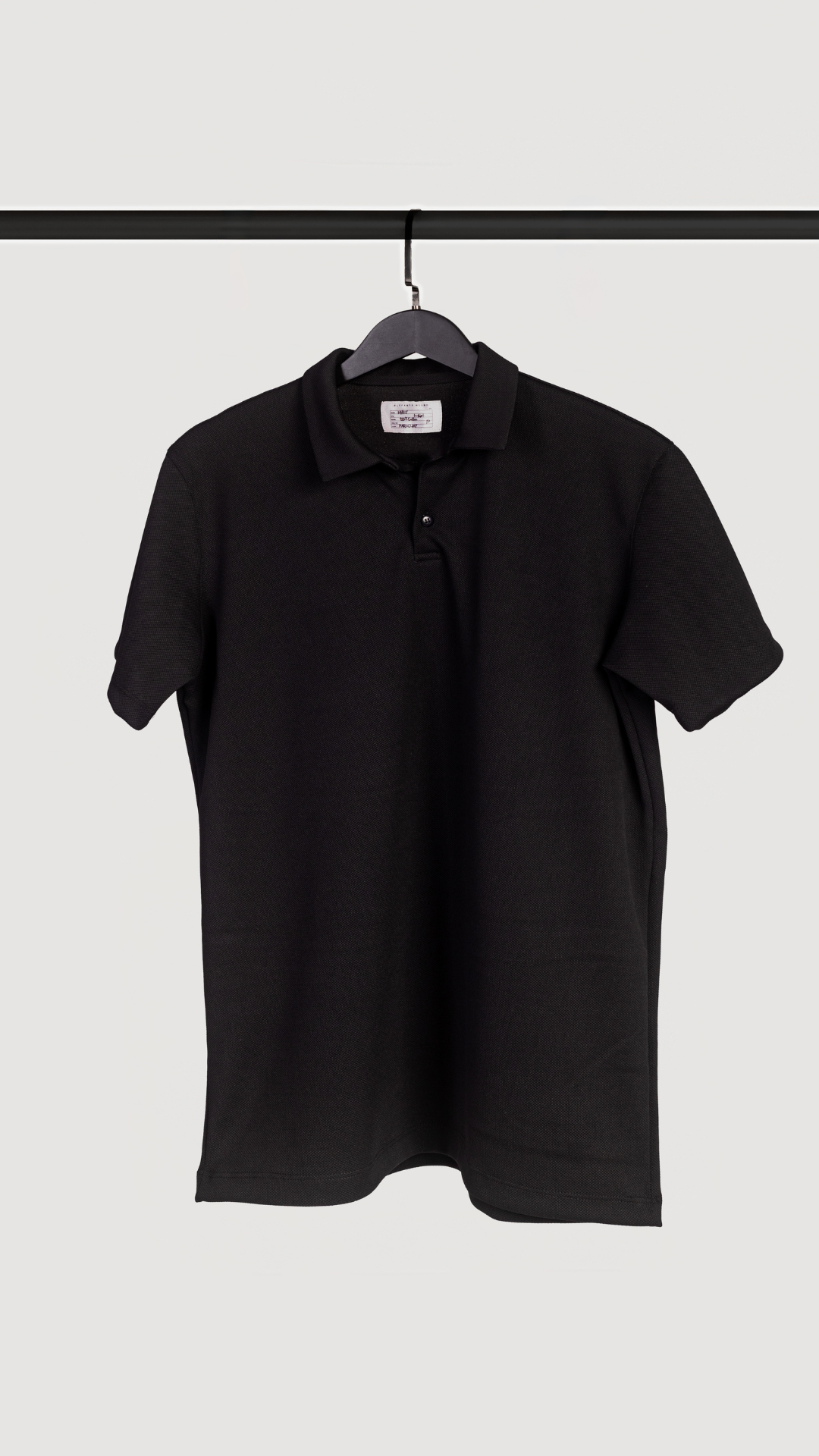 POLO PIQUE ITALIANO NEGRO
