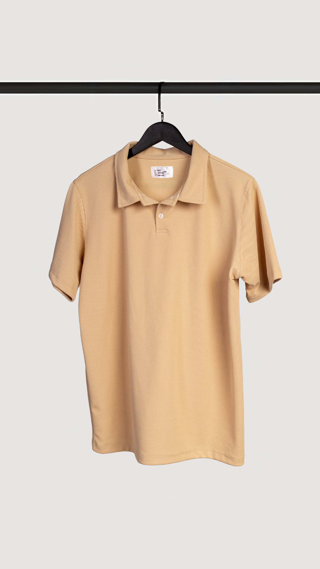 POLO PIQUE ITALIANO BEIGE