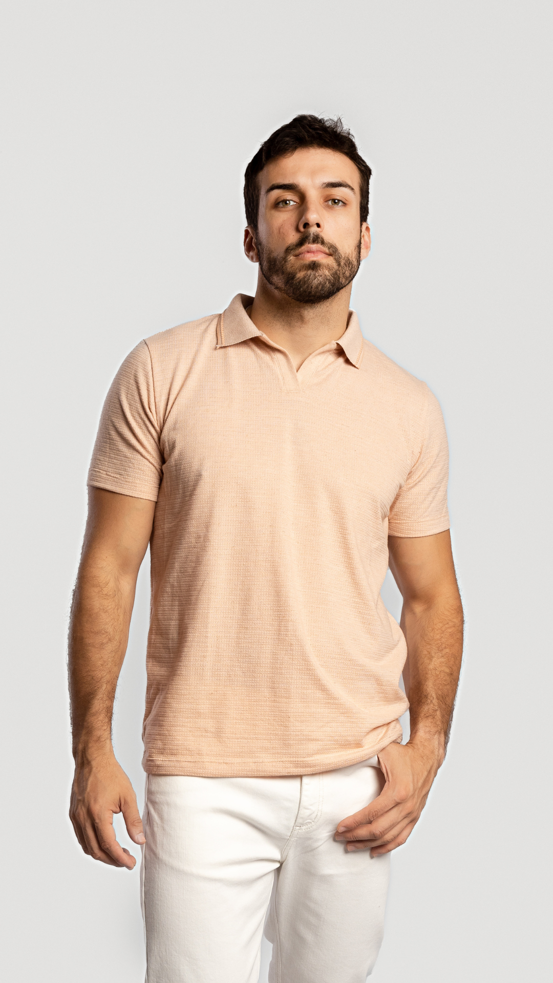 RETRO POLO ROSA