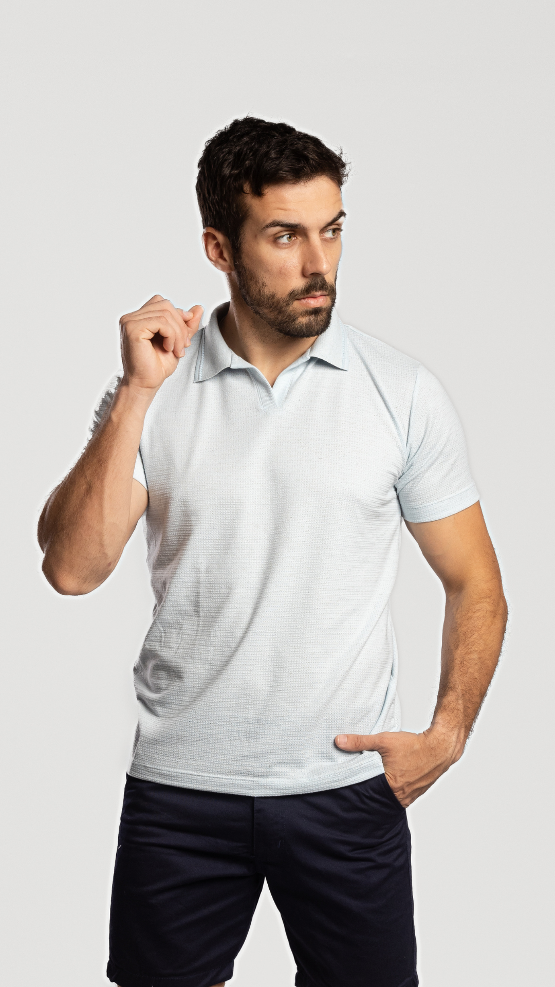 RETRO POLO CELESTE