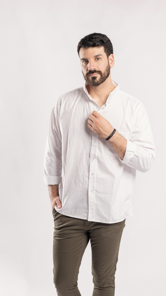 CAMISA BLANCA OXFORD