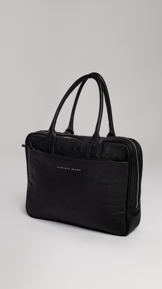 OFFICE BAG  CUERO NEGRO